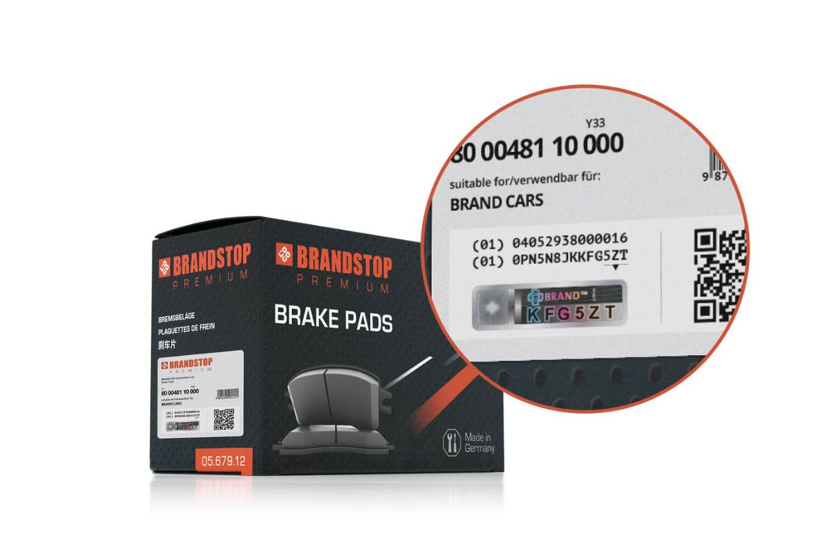 Product authentication for automotive parts